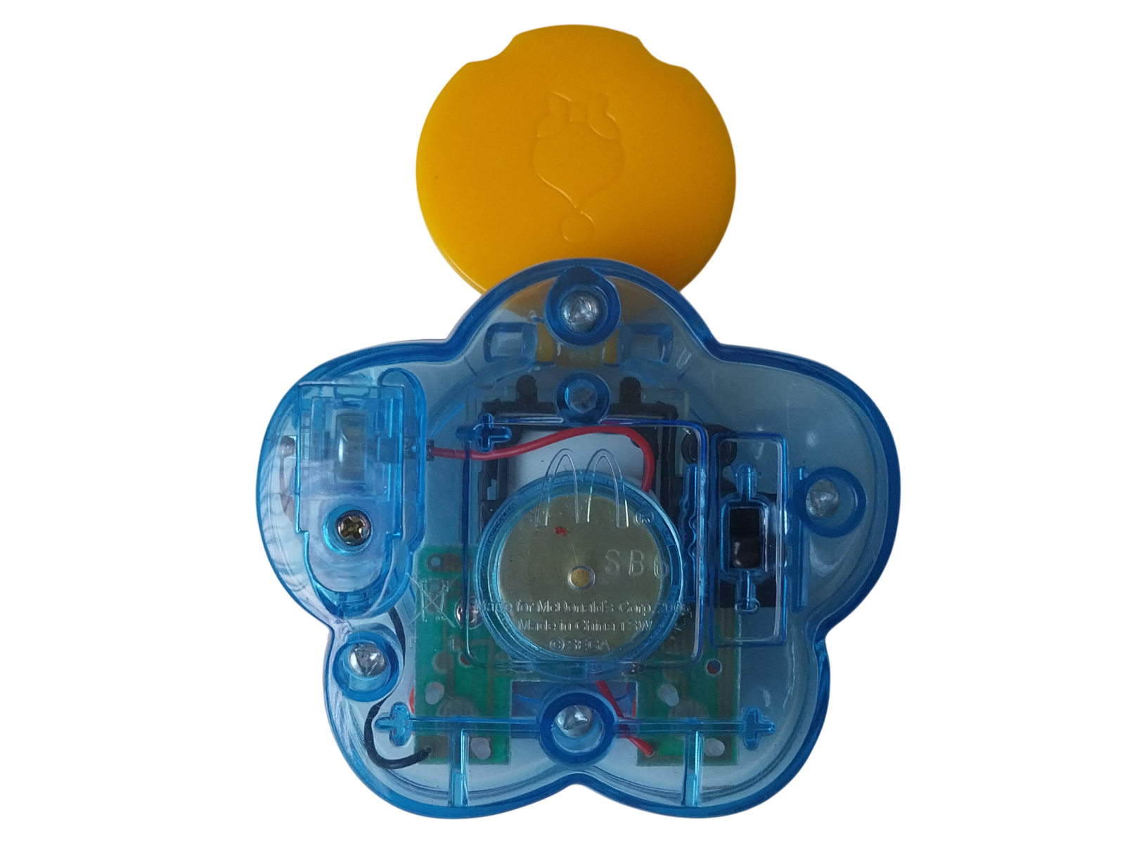 Cream Flower Catch (blue version)