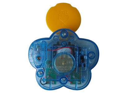 Cream Flower Catch (blue version)